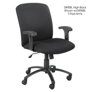 Chair Task Uber Hiback Blk