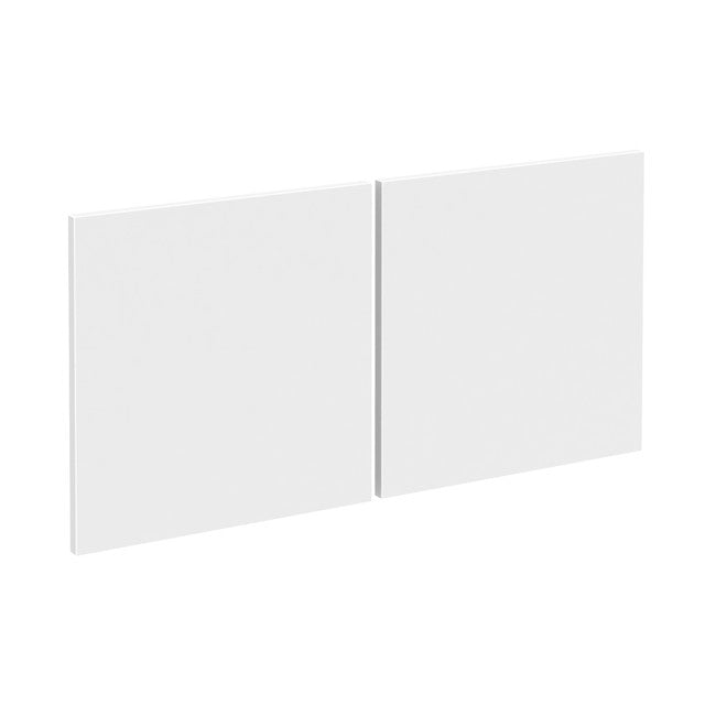 OfficeSource  Optional Laminate Doors - For OS140OH Open Hutch - White