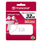 Transcend 32GB JetFlash 710 FlashDrive, Silver