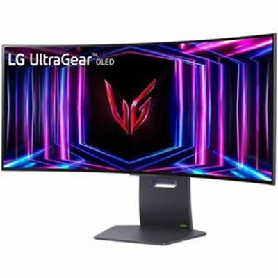LG - UltraGear 34" OLED Curved WQHD 240Hz 0.03ms FreeSync and NVIDIA G-SYNC Compatible Gaming Monitor with HDR400 - Black