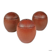 Coconut Cups Plastic - 12 Pieces