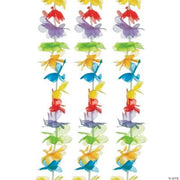 Rainbow Flower Leis - 12 Pieces