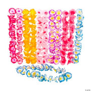 Two-Tone Maui Flower Leis - 12 Pieces