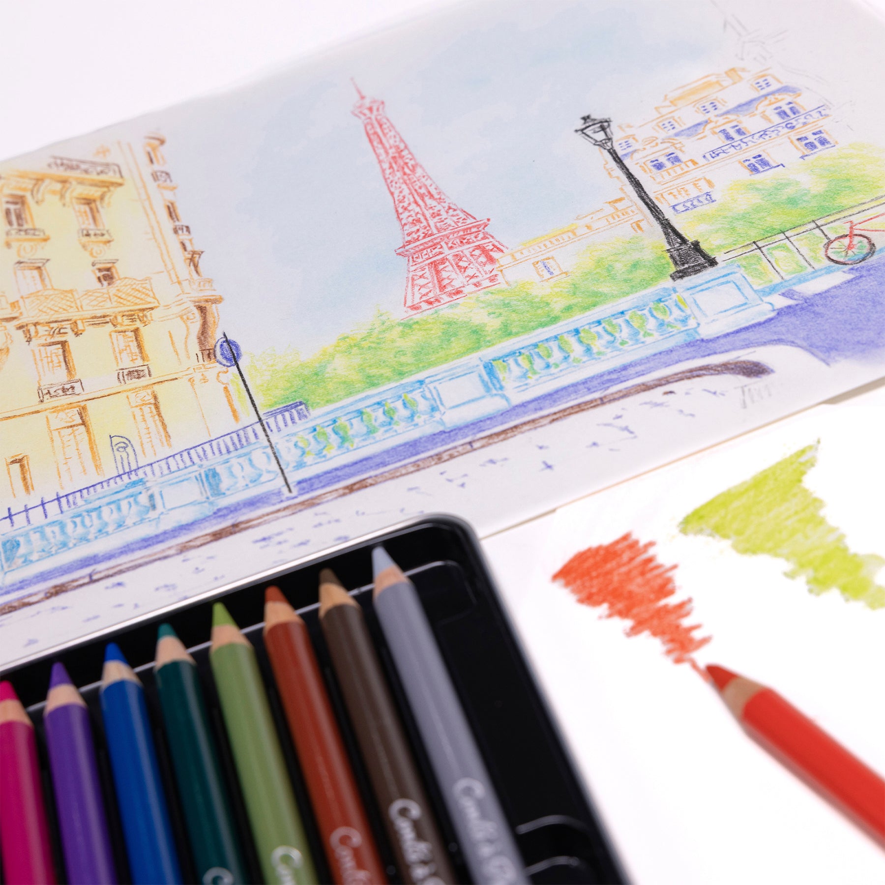 Pastel Pencils, Assorted Tin, Set of 24