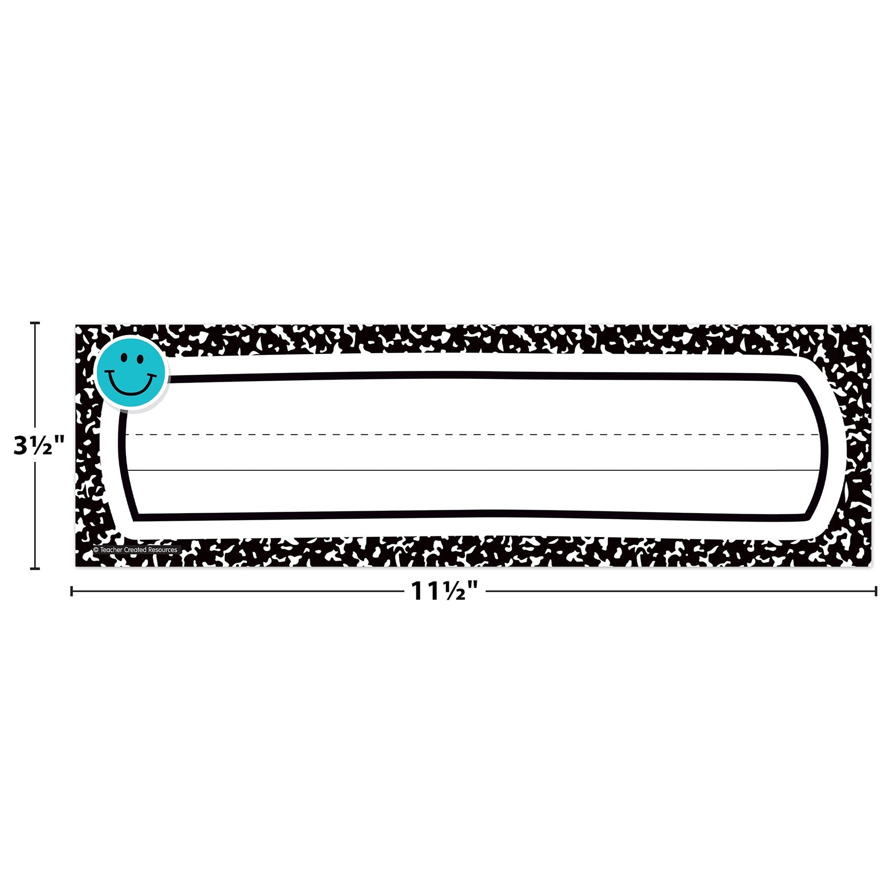 Cool for School Flat Name Plates, Pack of 36