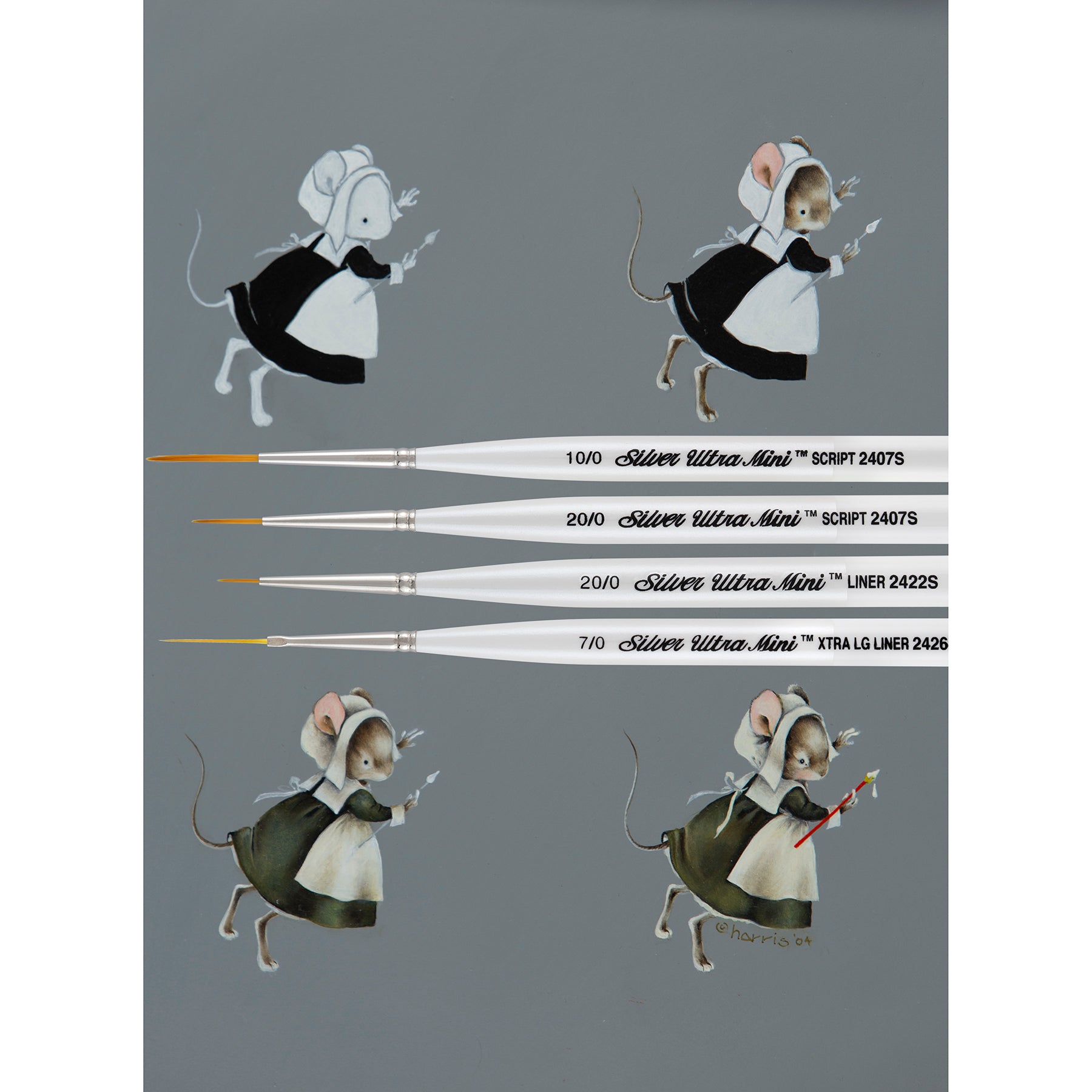 Ultra Mini® Detail, 4 Brushes
