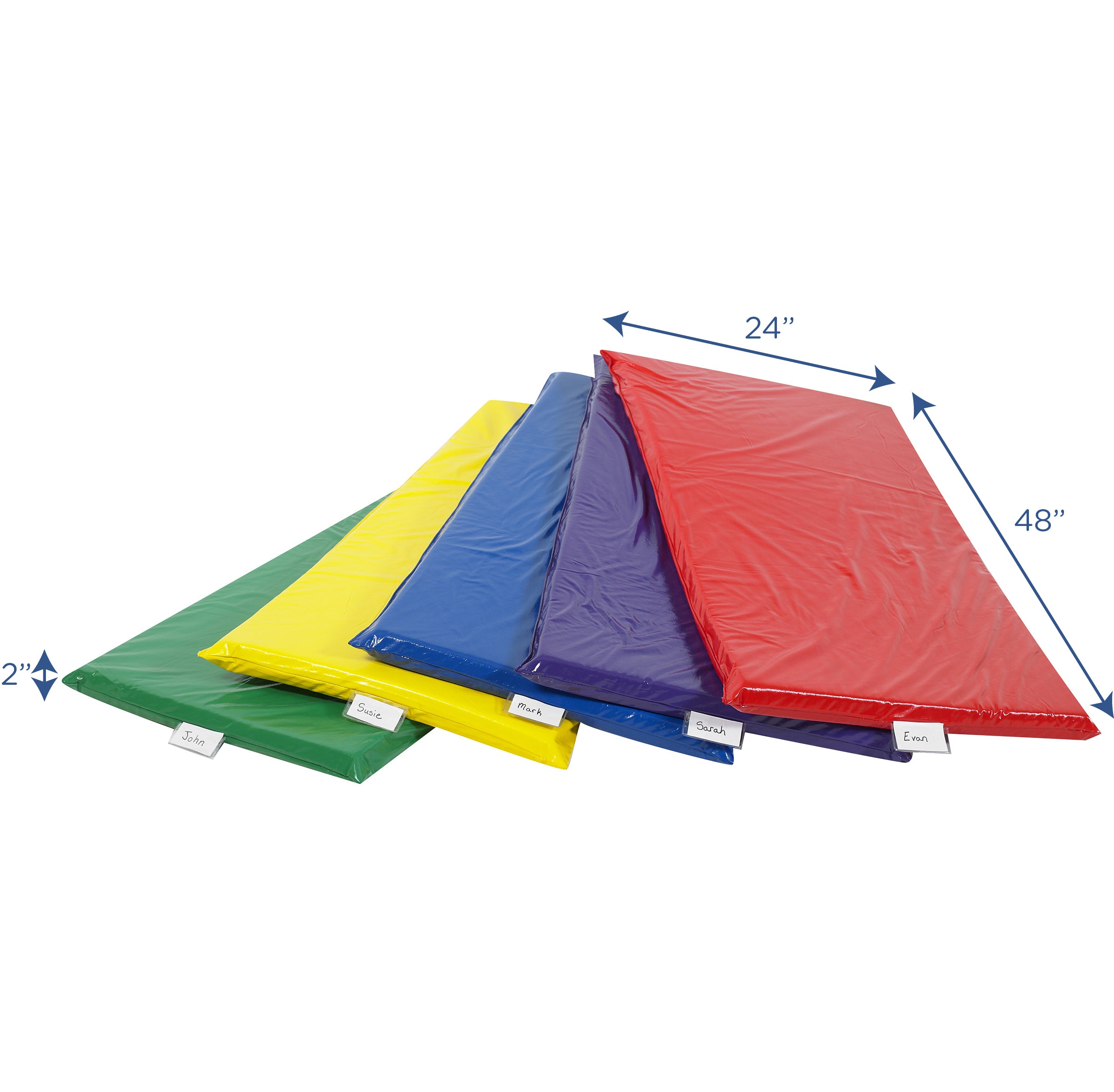 2" Rainbow Rest Mats - Set of 5