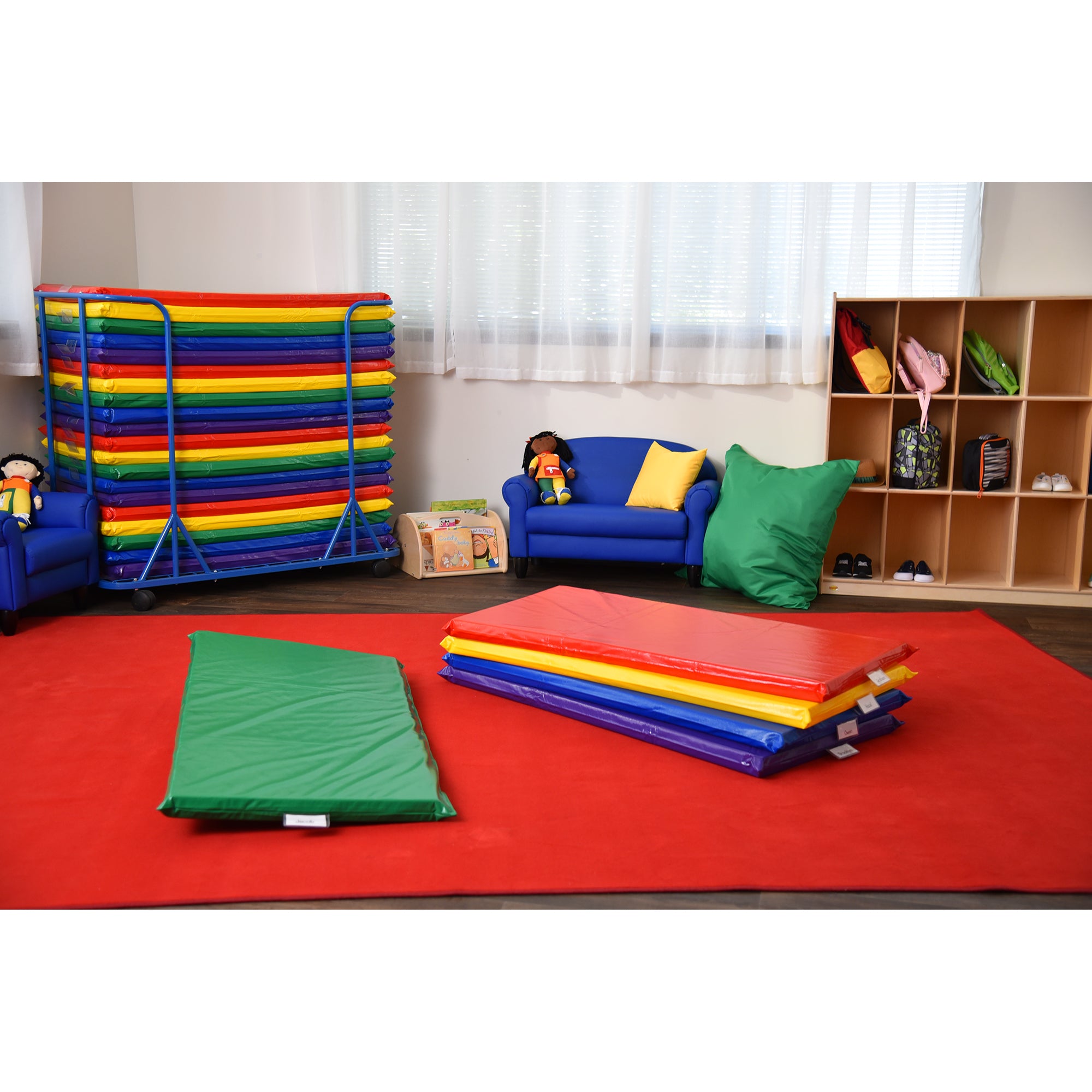 2" Rainbow Rest Mats - Set of 5
