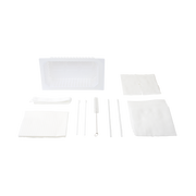 Tracheostomy Care Kit - One Compartment Tray with No Gloves, 20 Quantity per Case