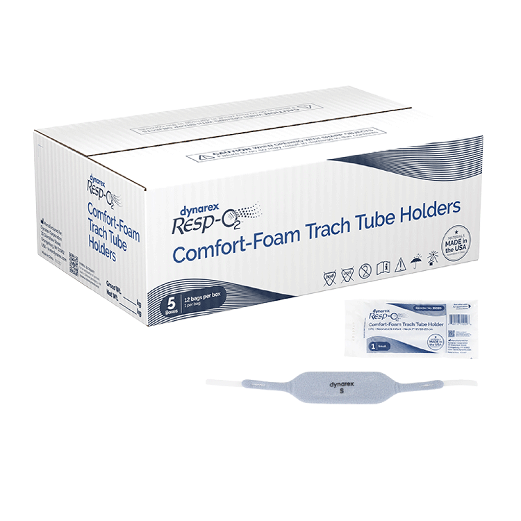 Comfort-Foam Trach Tube Holder, 1-Piece, Small/Neonatal and Infant, 7"-9" Neck Size - 12 Pieces per Box, 5 Boxes per Case