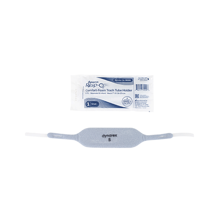 Comfort-Foam Trach Tube Holder, 1-Piece, Small/Neonatal and Infant, 7"-9" Neck Size - 12 Pieces per Box, 5 Boxes per Case