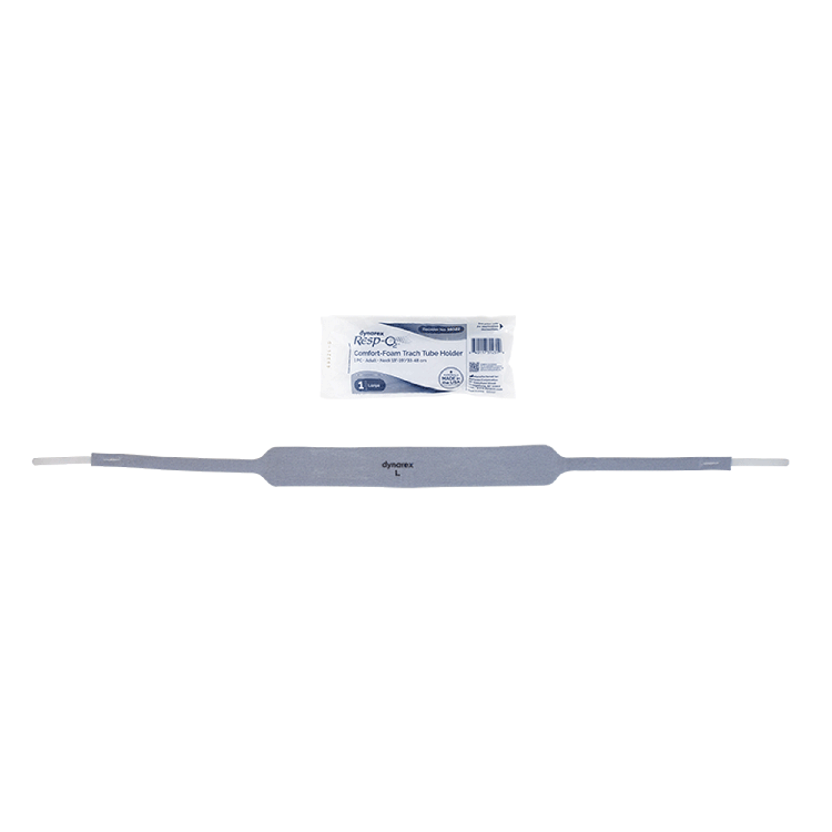 Comfort-Foam Trach Tube Holder, 1-Piece, Large/Adult, 13"-19” Neck Size - 12 Pieces per Box, 5 Boxes per Case