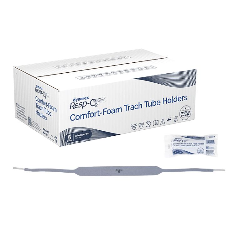 Comfort-Foam Trach Tube Holder, 1-Piece, X-Large/Adult and Bariatric, 16"-24" Neck Size - 12 Pieces per Box, 5 Boxes per Case