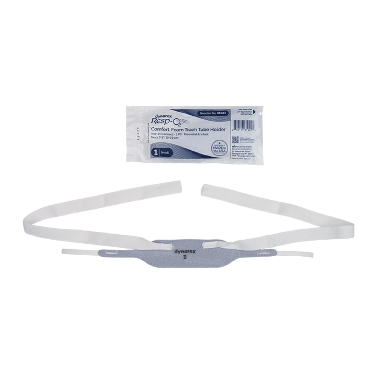 Comfort-Foam Trach Tube Holder - Anti Disconnect, 1 Piece, Small/Neonatal and Infant, 7"-9" Neck Size - 12 Pieces per Box, 5 Boxes per Case