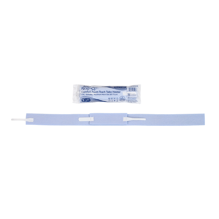 Comfort-Foam Trach Tube Holder, 2-Piece, X-Large/Bariatric, 28" Neck Size, 10 Quantity per Case