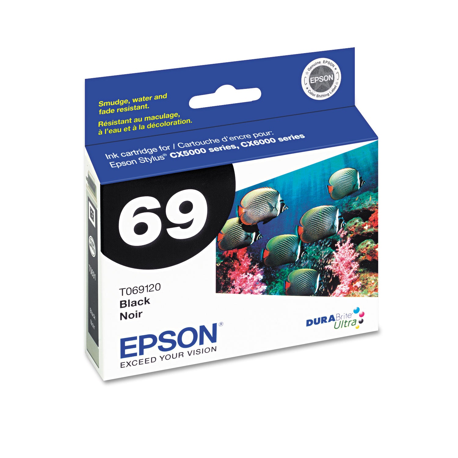 Epson DURABrite T069120 Original Inkjet Ink Cartridge - Black - 1 Each