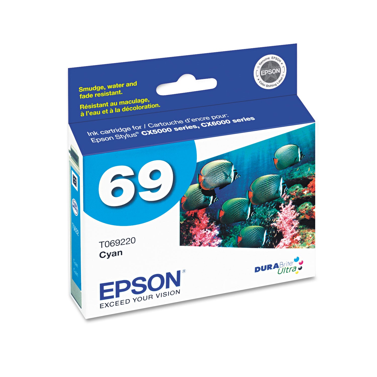 Epson DURABrite Original Inkjet Ink Cartridge - Cyan - 1 Each - 350 Pages