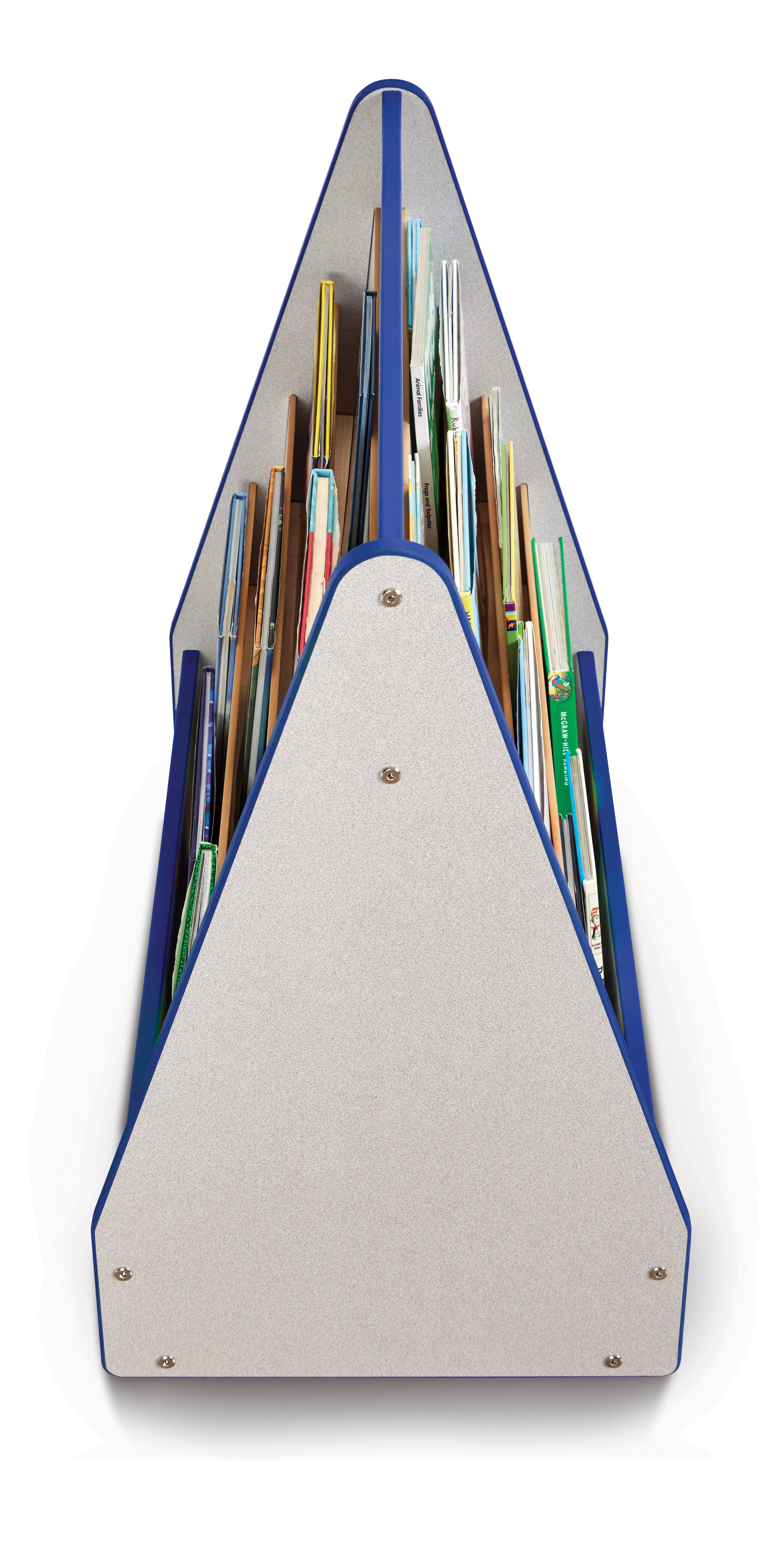 Rainbow Accents® Double Sided Pick-a-Book Stand - Mobile - Blue