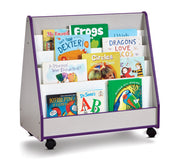 Rainbow Accents® Double Sided Pick-a-Book Stand - Mobile - Purple