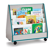 Rainbow Accents® Double Sided Pick-a-Book Stand - Mobile - Teal