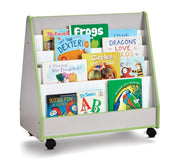 Rainbow Accents® Double Sided Pick-a-Book Stand - Mobile - Key Lime Green