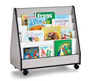 Rainbow Accents® Double Sided Pick-a-Book Stand - Mobile - Black