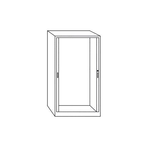 File Harbor, Empty Cabinet, 42" W x 83" H