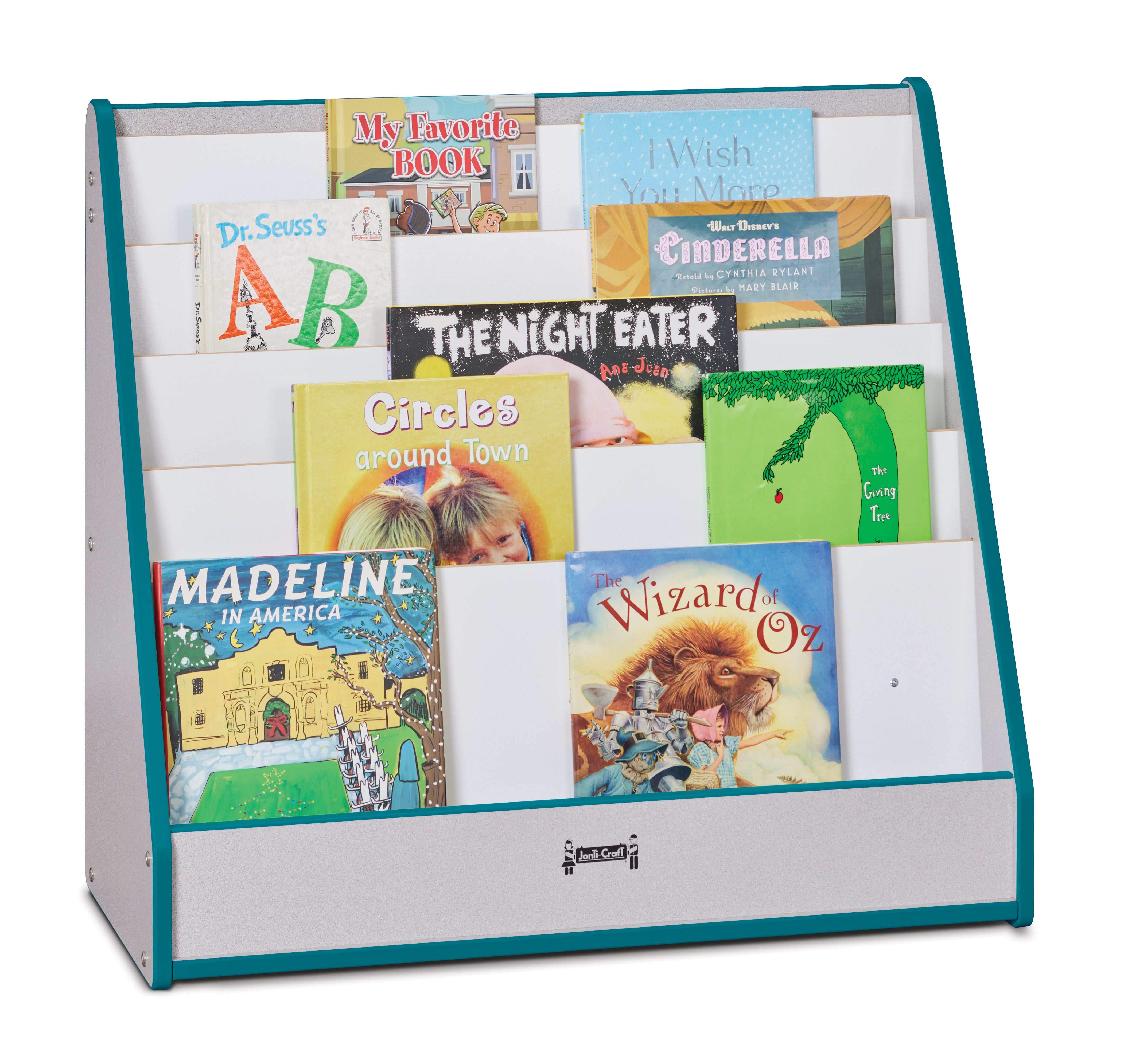 Rainbow Accents® Flushback Pick-a-Book Stand - Teal