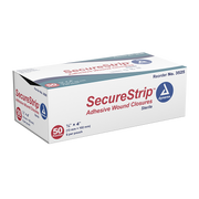 SecureStrip Adhesive Wound Closures - Sterile, 1/2" x 4" - 50 pcs per Box/4 boxes per Case
