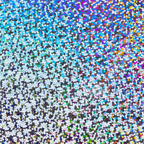 Holographic Poster Board / 12 pt  20"x26" - Mosaic Silver