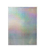 Holographic Poster Board / 12 pt  20"x26" - Mosaic Silver