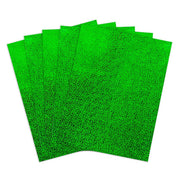 Holographic Self-Adhesive Paper - 8.5"x11" , 25 Sheets, Sparkle - Green