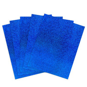 Holographic Self-Adhesive Paper - 8.5"x11" , 25 Sheets, Sparkle - Blue