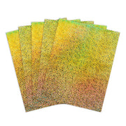 Holographic Self-Adhesive Paper - 8.5"x11" , 5 Sheets, Sparkle - Gold