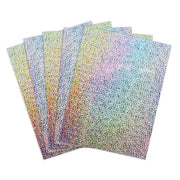 Holographic Self-Adhesive Paper - 8.5"x11" , 25 Sheets, Sparkle - Silver