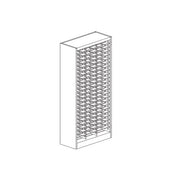 Sorter; 36"W x 80"H; 72 - 3"H x 15"D Pockets