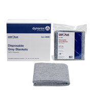Disposable Grey Blanket, 40" x 80" - 24 Boxes per Case