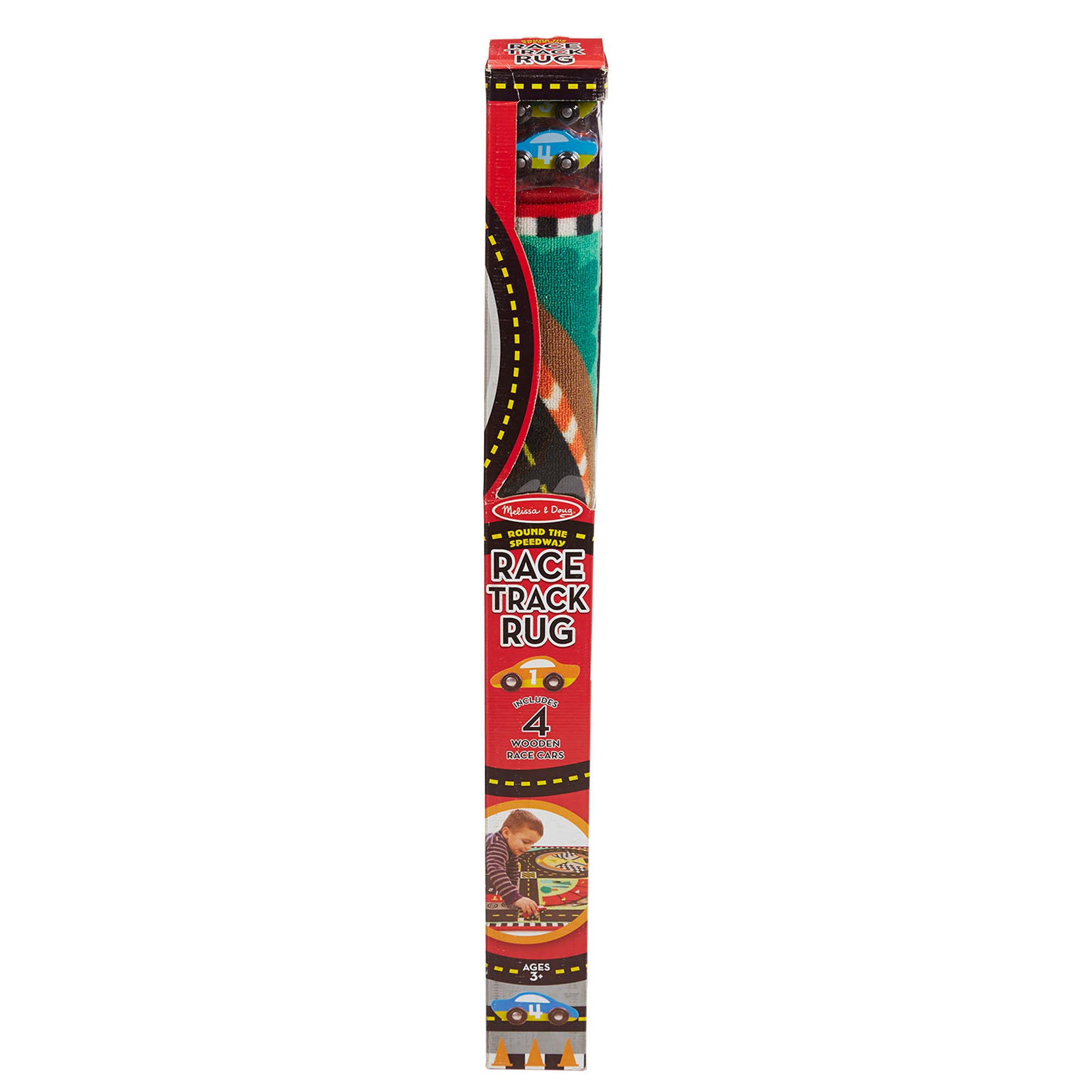 Round the Speedway Race Track Rug & Car Set