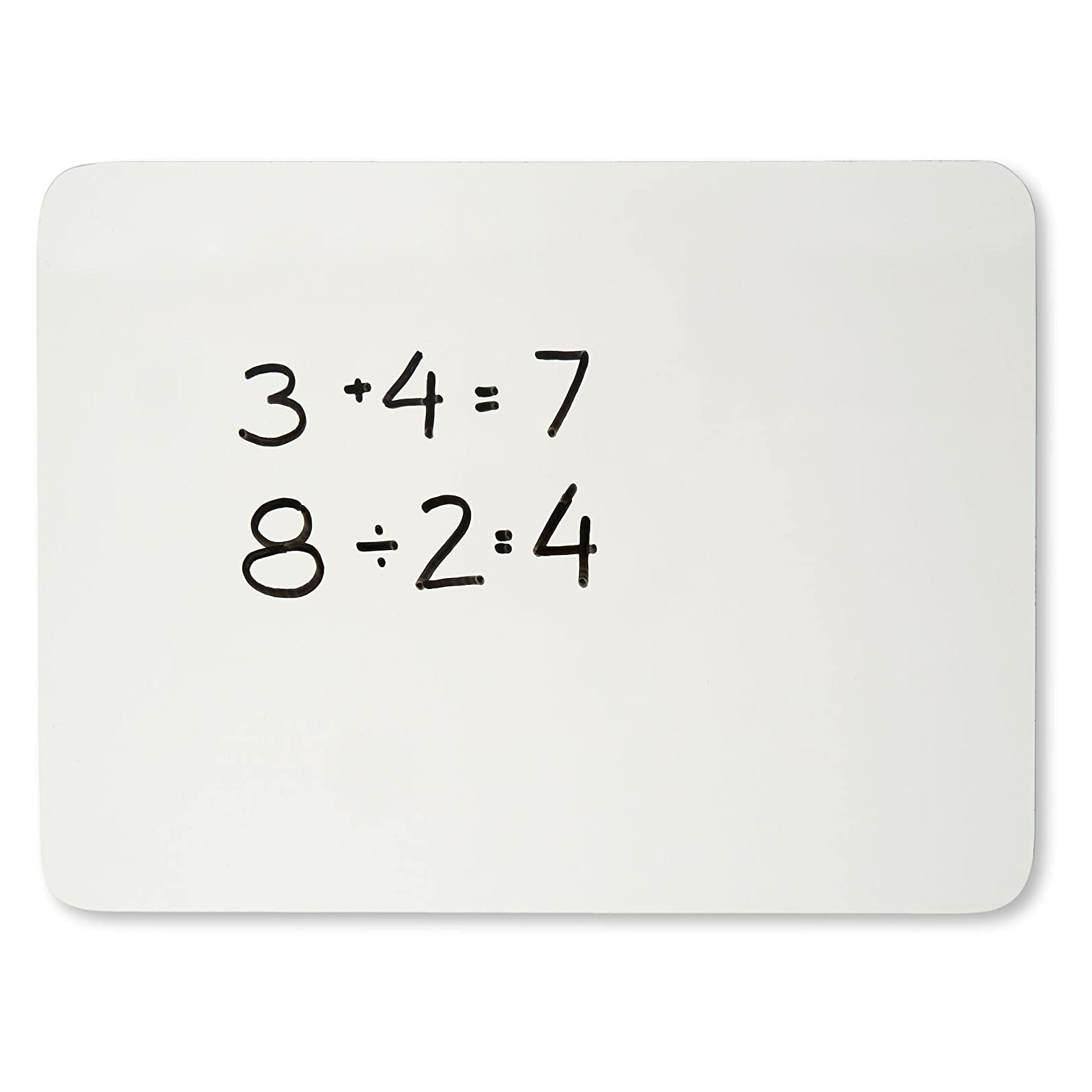 Dry Erase Board, Two Sided, Lined/Plain, 9" x 12"