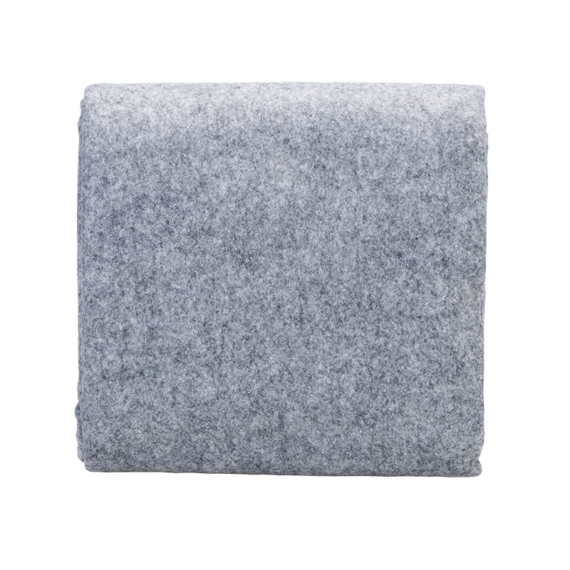 Disposable Grey Blanket - 100% Polyester, 60" x 80" - 24 Boxes per Case