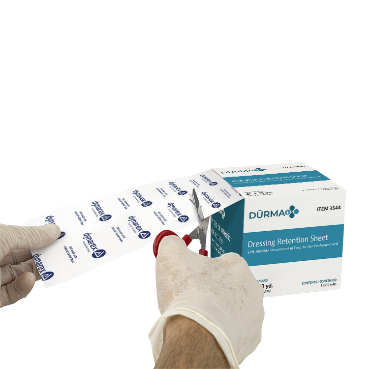 Dressing Retention Sheet - Latex Free, 4" x 11 yd - 5 boxes per Case