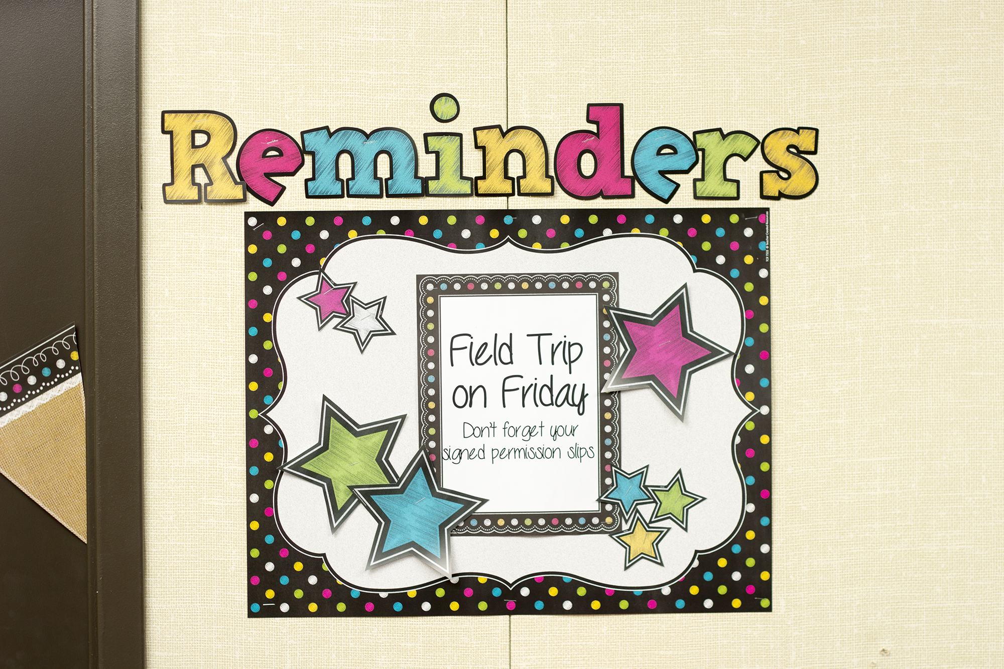 Chalkboard Brights Stars Accents