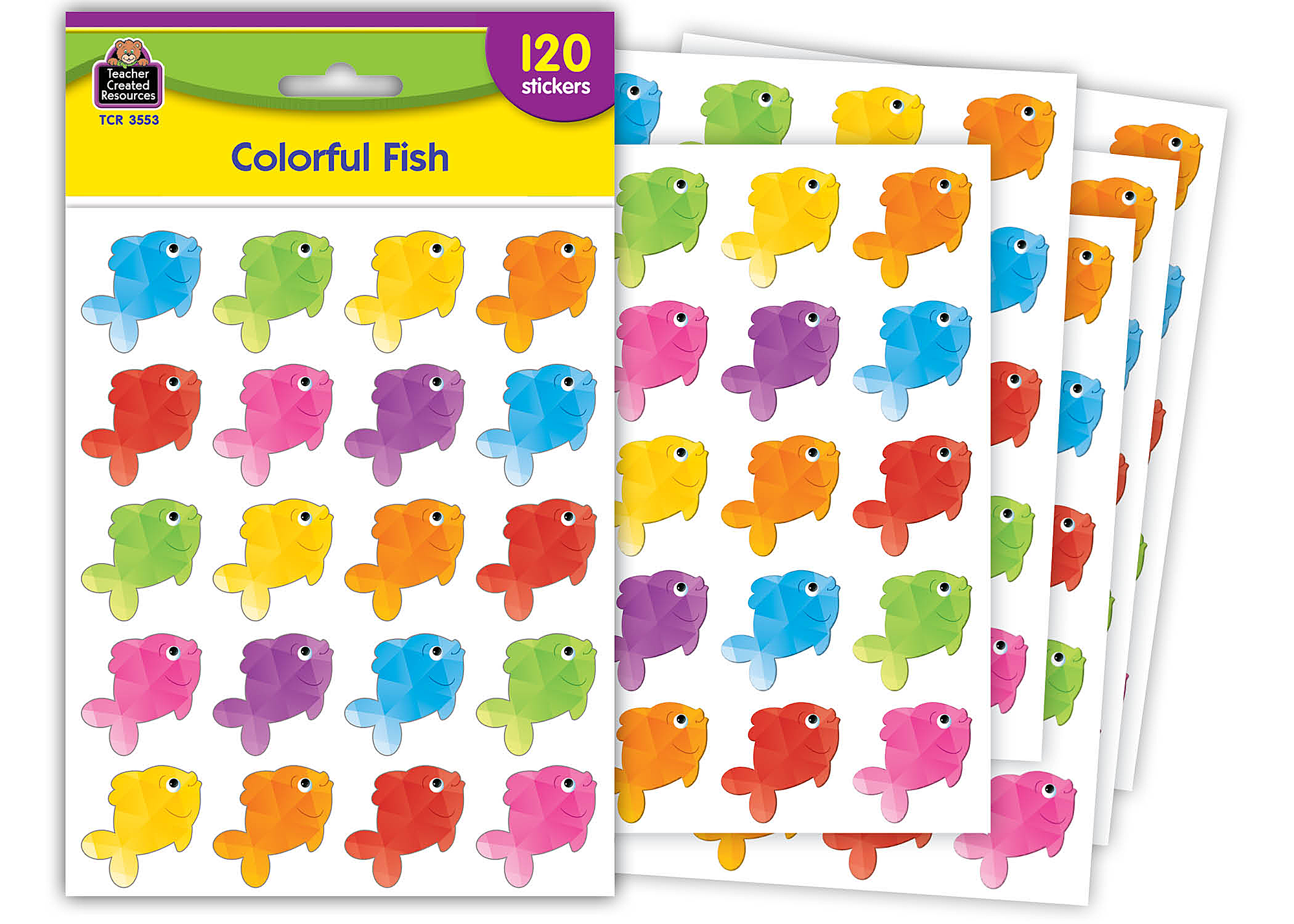 Colorful Fish Stickers