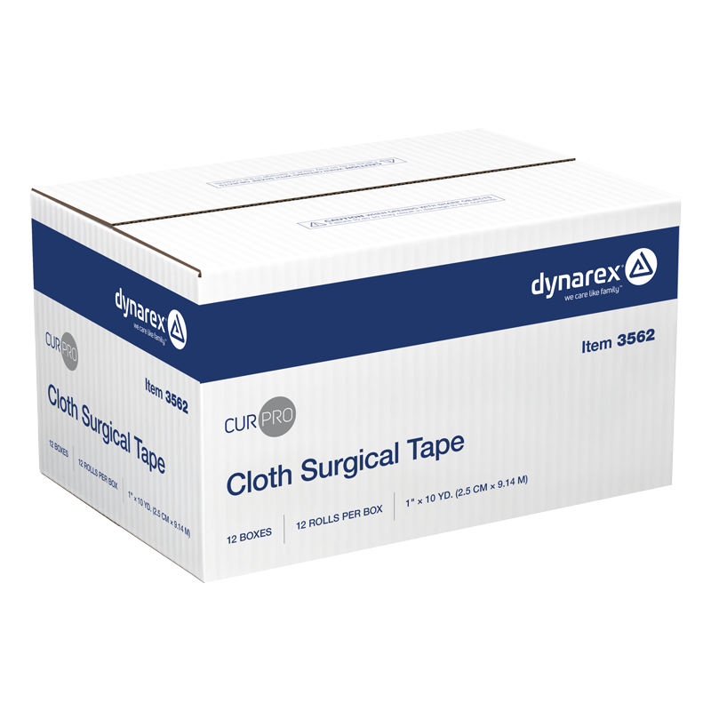 Cloth Surgical Tape, 1" x 10 yd - 12 pcs per Box/12 Boxes per Case
