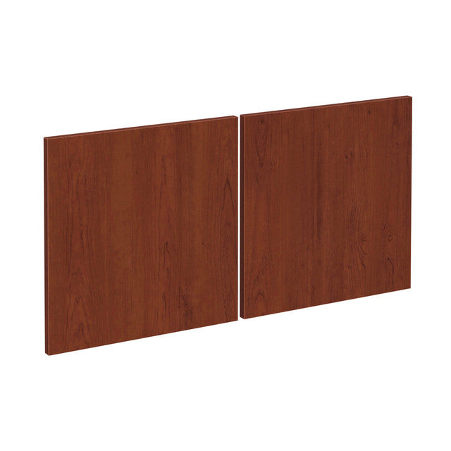 OfficeSource  Optional Laminate Doors - For OS141OH or OS209OH Open Hutch - Cherry