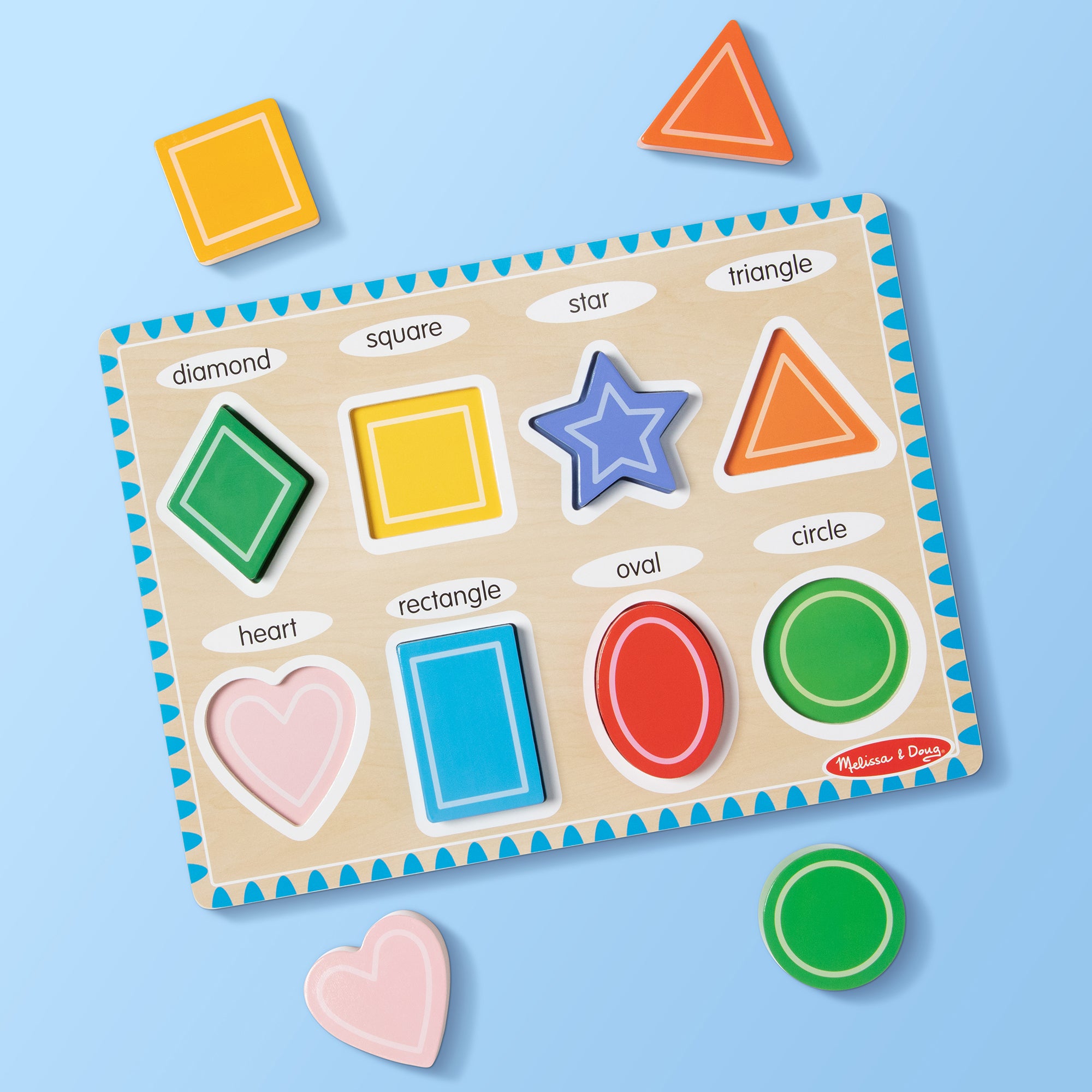 Shapes Chunky Puzzle - 8 Pieces