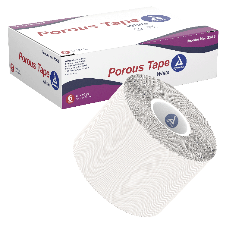 Porous Tape, 2" x 10 yd - 6 pcs per Box/12 Boxes per Case