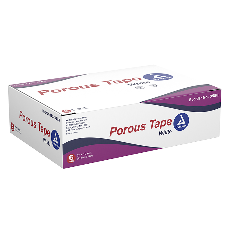 Porous Tape, 2" x 10 yd - 6 pcs per Box/12 Boxes per Case