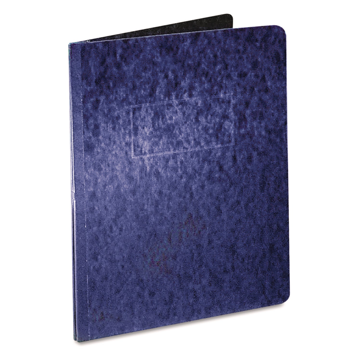 Oxford Letter Recycled Report Cover - 3" Folder Capacity - 8 1/2" x 11" - 2 x Prong Fastener(s) - Dark Blue - Reinforced Hinge, Embossed - 65% Fiber Recycled - 1 Each