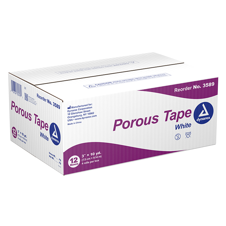 Porous Tape, 3" x 10 yd - 4 pcs per Box/12 Boxes per Case